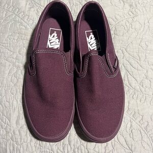Dark purple Vans